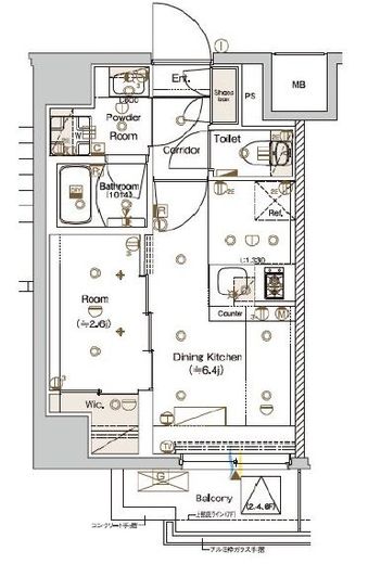 SYFORME押上 (シーフォルム押上)　303号室　間取り