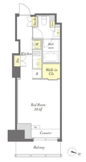 プライムメゾン森下WEST　509号室　間取り