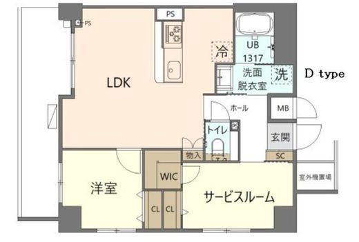 KoHa錦糸町　603号室　間取り