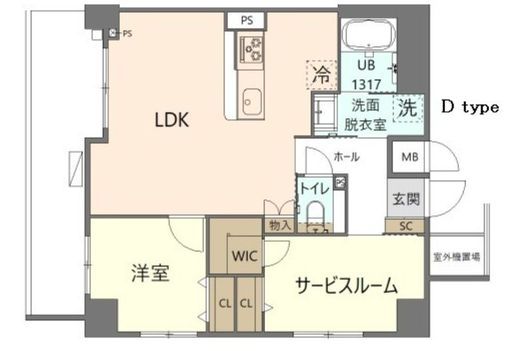 KoHa錦糸町　703号室　間取り
