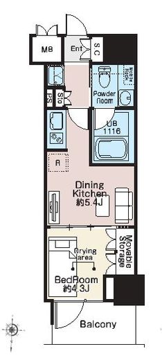 ベルファース森下フォレスト　102号室　間取り