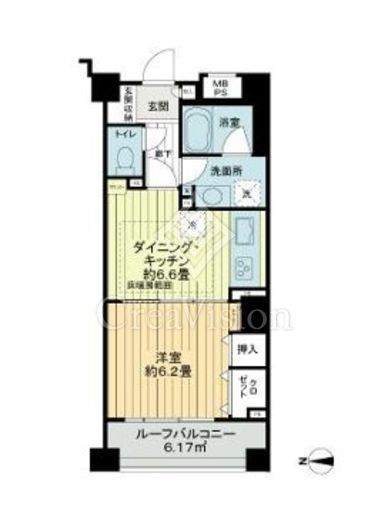 ライオンズシティ錦糸町北斎通り　204号室　間取り