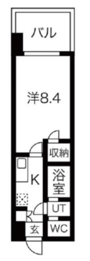 シーズンフラッツ蔵前春日通り　805号室　間取り