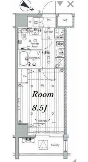 メイクス浅草イースト　305号室　間取り