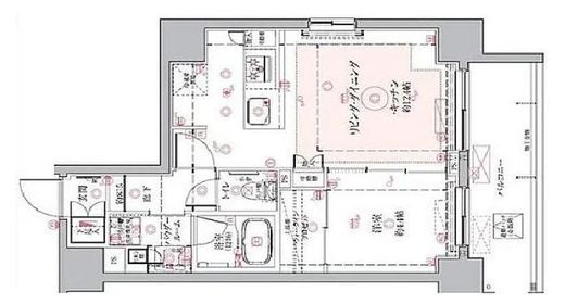 ヴァースクレイシア入谷　302号室　間取り
