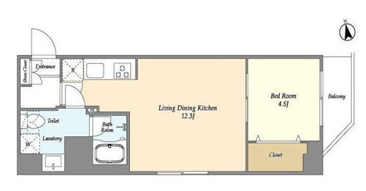 アルファコート東あずま　602号室　間取り