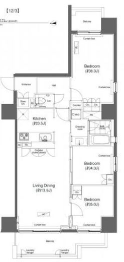 プライムアーバン亀有　404号室　間取り