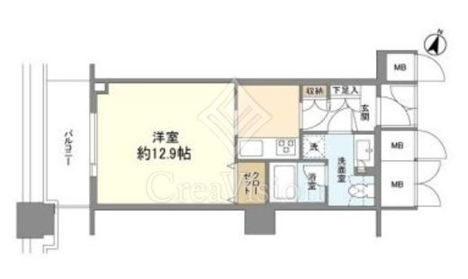 ヴィナシス金町タワーレジデンス　503号室　間取り