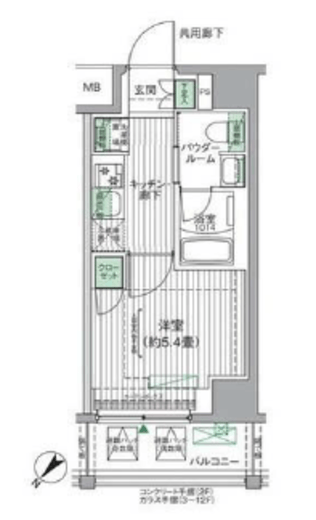 BPRレジデンス青砥　902号室　間取り