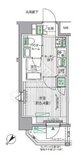 BPRレジデンス青砥　901号室　間取り