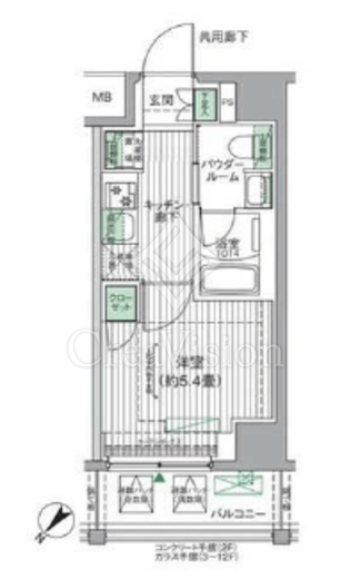 BPRレジデンス青砥　802号室　間取り
