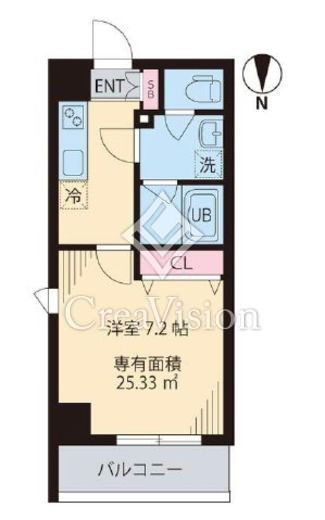 COURT TAKETOKUIII (コートタケトク3)　301号室　間取り