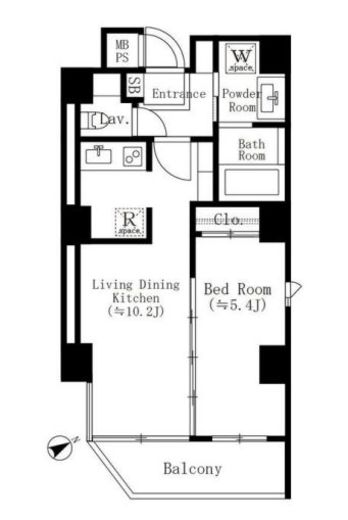 メーヴェ浅草橋　601号室　間取り