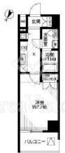 プレール・ドゥーク豊洲2　503号室　間取り