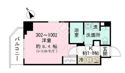 ルシェロ平井　702号室　間取り