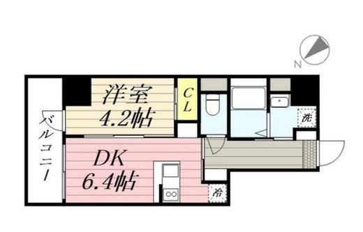 プライマル根岸　1202号室　間取り