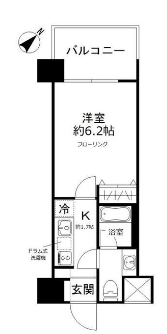 フォレシティ豊洲　504号室　間取り