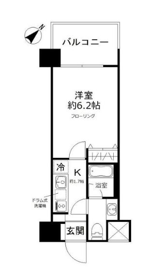 フォレシティ豊洲　1004号室　間取り