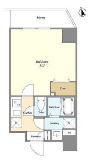 アルファコート綾瀬2　501号室　間取り