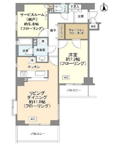 ユニオンパレス御徒町　1101号室　間取り