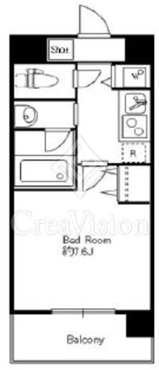 ドゥーエ西大島2　902号室　間取り