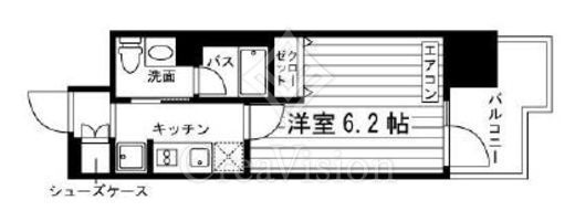 ドゥーエ西大島2　512号室　間取り