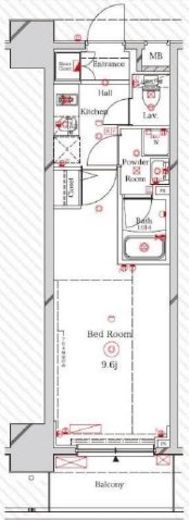 ラフィスタ三ノ輪　403号室　間取り