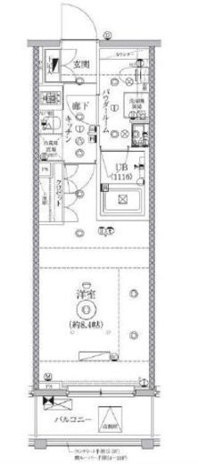 セジョリ浅草　402号室　間取り