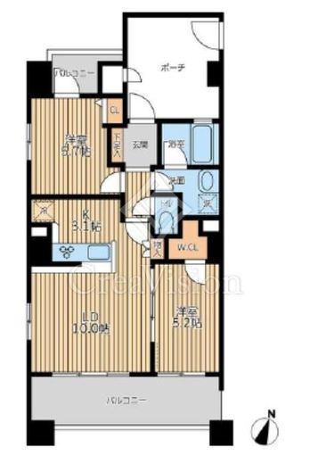 リーフコンフォート新小岩　903号室　間取り
