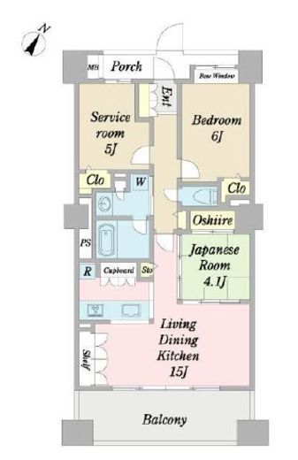 東京グランファースト　903号室　間取り