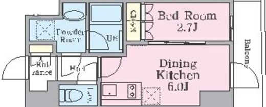 リージア浅草橋　1002号室　間取り