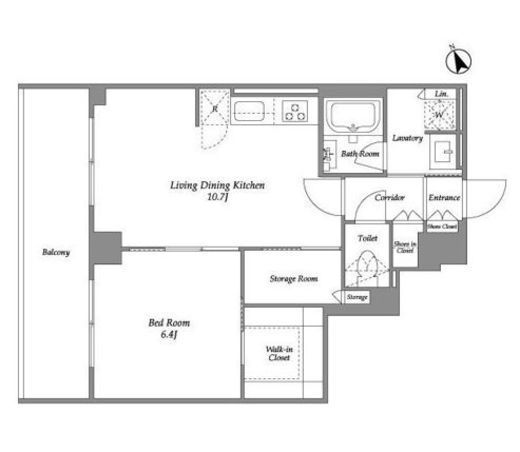プラネソシエ青戸　306号室　間取り