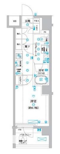 セジョリ押上　302号室　間取り