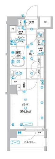 セジョリ押上　606号室　間取り