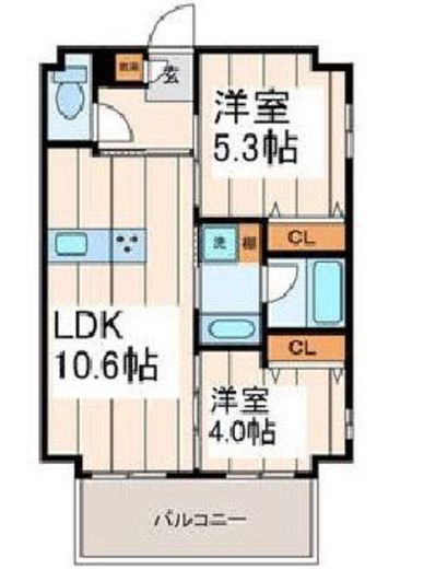 フロントコート両国　202号室　間取り