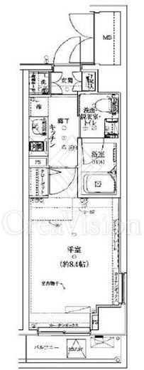 ガリシア新御徒町　301号室　間取り