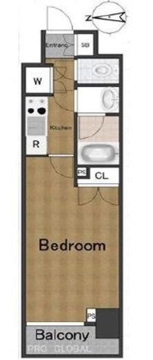ブレシア新御徒町　202号室　間取り