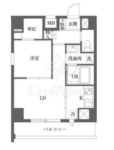 ダイナ大島　601号室　間取り