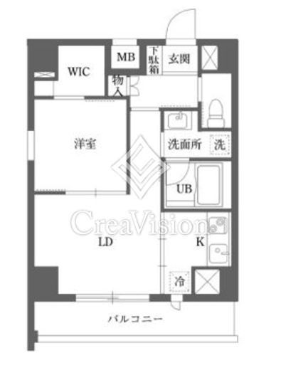 ダイナ大島　801号室　間取り