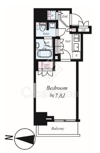 プレスタイル住吉　101号室　間取り