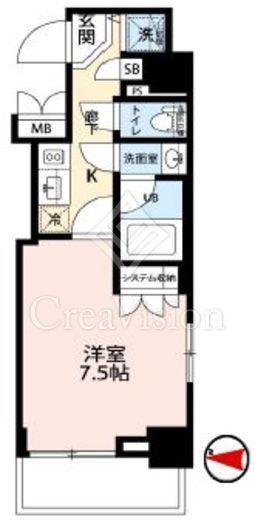 プレスタイル住吉　904号室　間取り