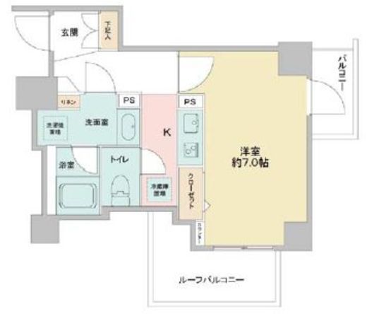 CAVANA浅草 (カバナ浅草)　1002号室　間取り
