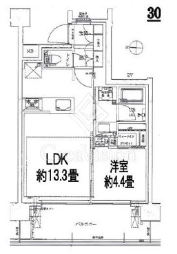 イニシア墨田押上　302号室　間取り