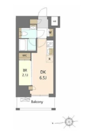 フレンシア御徒町　402号室　間取り