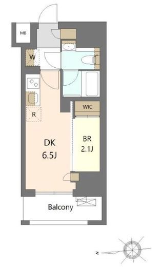 フレンシア御徒町　503号室　間取り