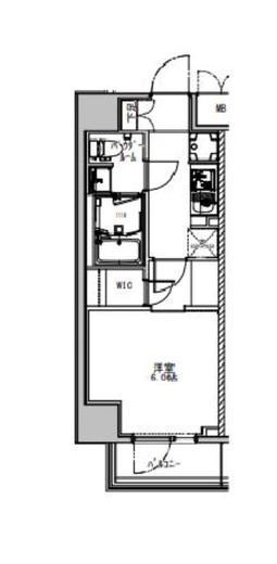 S-RESIDENCE押上south (エスレジデンス押上サウス)　203号室　間取り