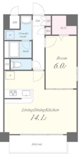 ウェルスコート錦糸町　501号室　間取り