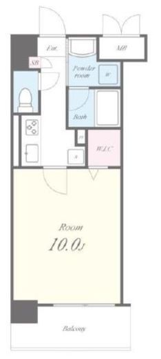 ウェルスコート錦糸町　204号室　間取り