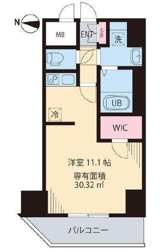 ルアナ亀戸　705号室　間取り
