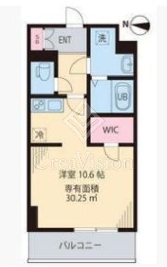 ルアナ亀戸　902号室　間取り